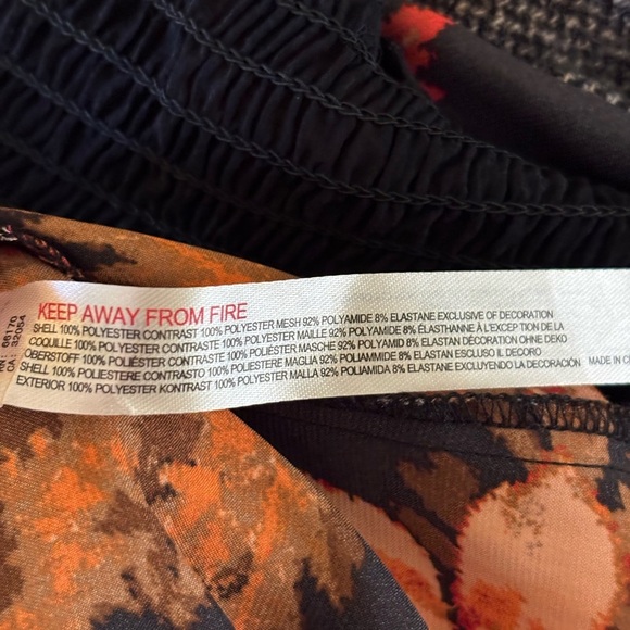 Free People Born To Love Bodysuit Top Midnight Combo Black - Picture 12 of 12